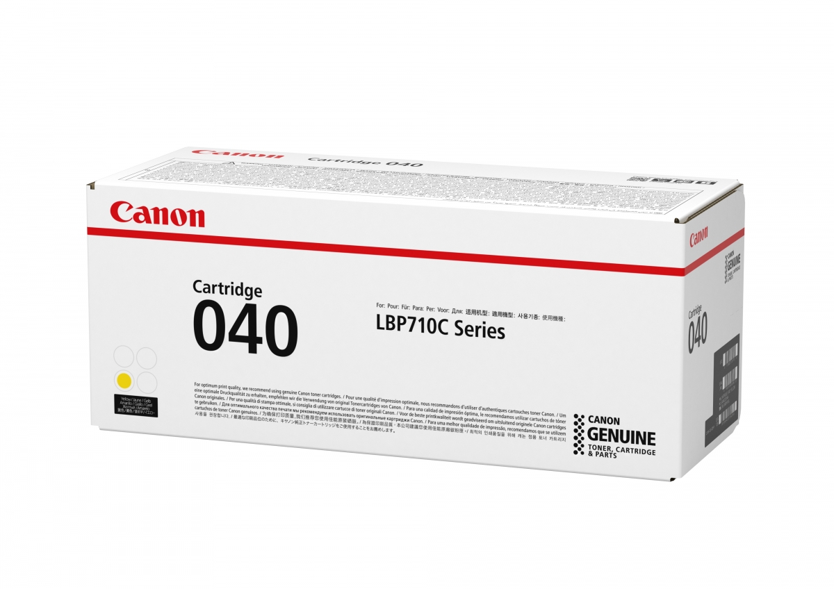 Mực In Canon 040 Yellow Toner Cartridge (0454C001AA), Muc In Canon 040
